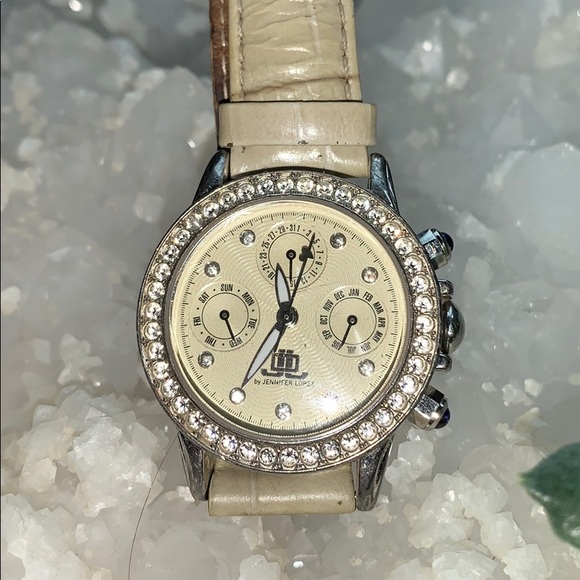 Jennifer Lopez JLO Strap Watch 4 Dial 2nd Hand Luv - Picture 5 of 8